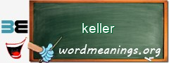 WordMeaning blackboard for keller
